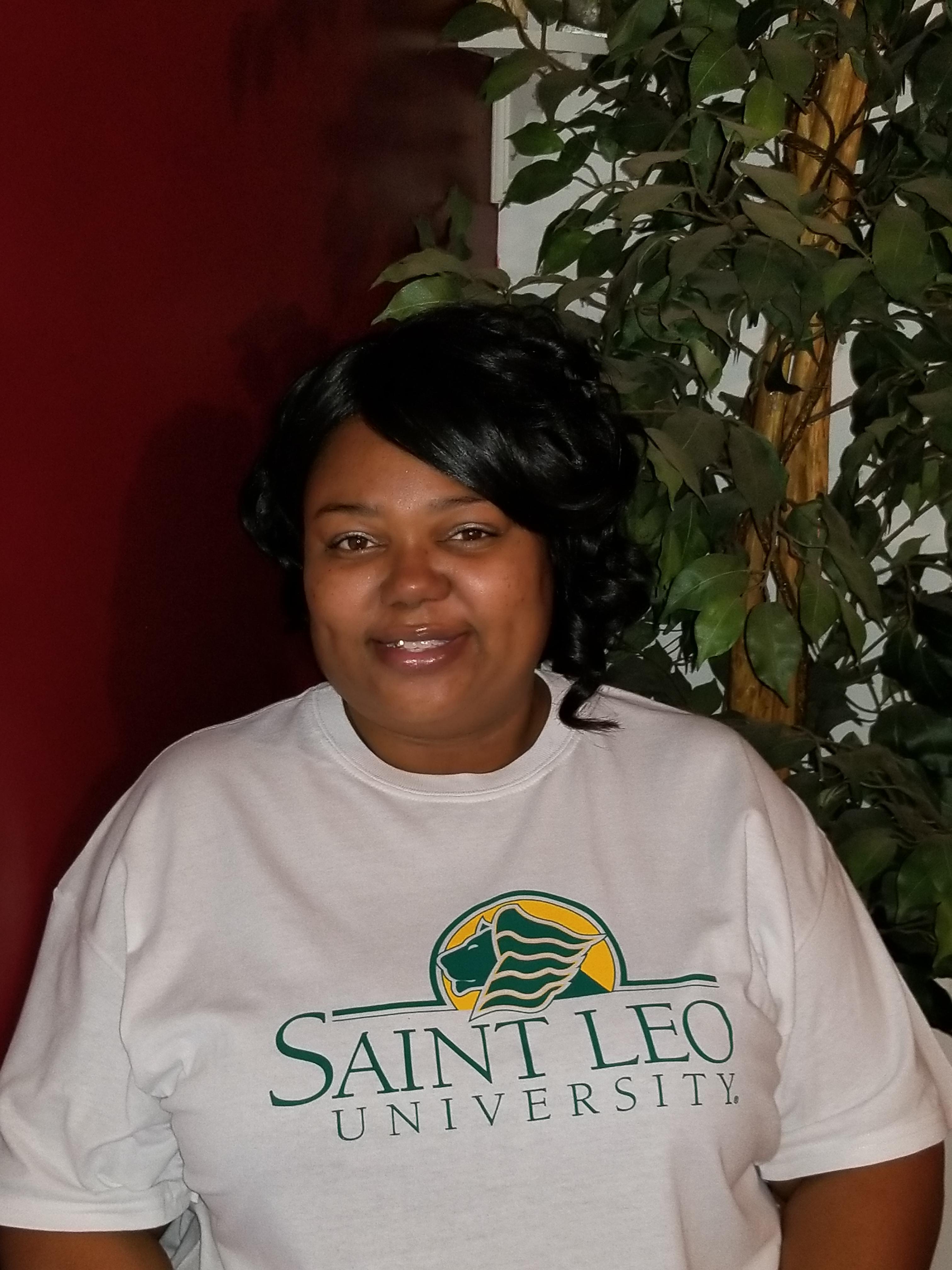 Saint Leo University student McKisha Jones